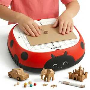 Super Safe Cardboard Cutter for Cool Kids Aged 5 and Up! A STEM -tastic Educational Toy for Both Boys and Girls. It's an Upcycled DIY Wonder, an Engineering and Creativity - Packed Papercraft Kit!