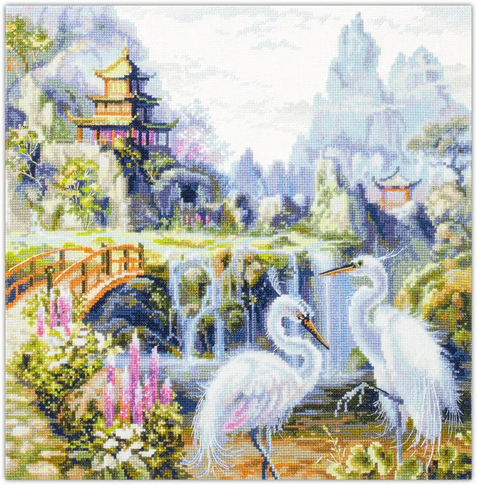 Happy Morning Counted Cross Stitch Kit by Magic Needle 550-756