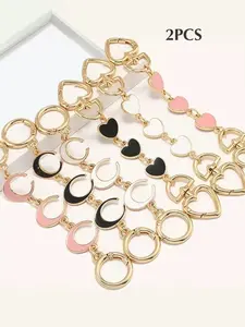 2pcs Purse Chain Extender, Bag Extender Chain, Purse Strap Extenders for Handbags, Crossbody Bag Charms Accessories, Chain Shoulder, All Seasons