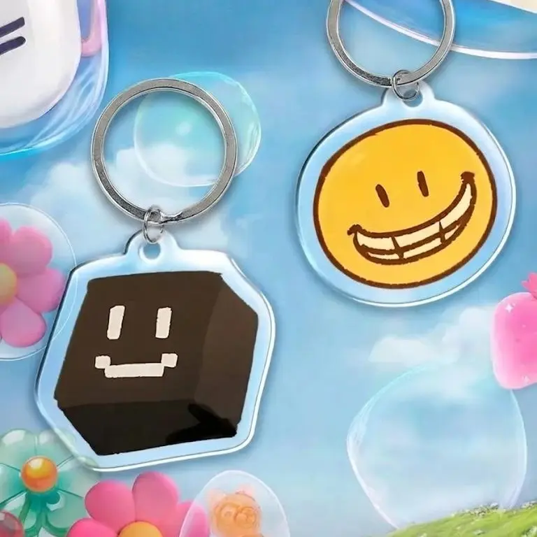 Verity and ThatMob Paired Keychains - Unique Keychains for Bags and Keys, Durable, Lightweight and Perfect for Personal Style, Collecting and Gifting