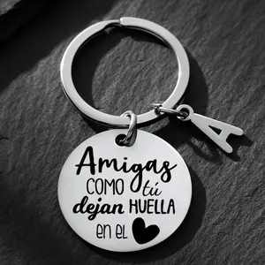 Stainless Steel Keychain - Perfect Gift for Sisters, Best Friends | Ideal for Birthdays, Graduations & Christmas