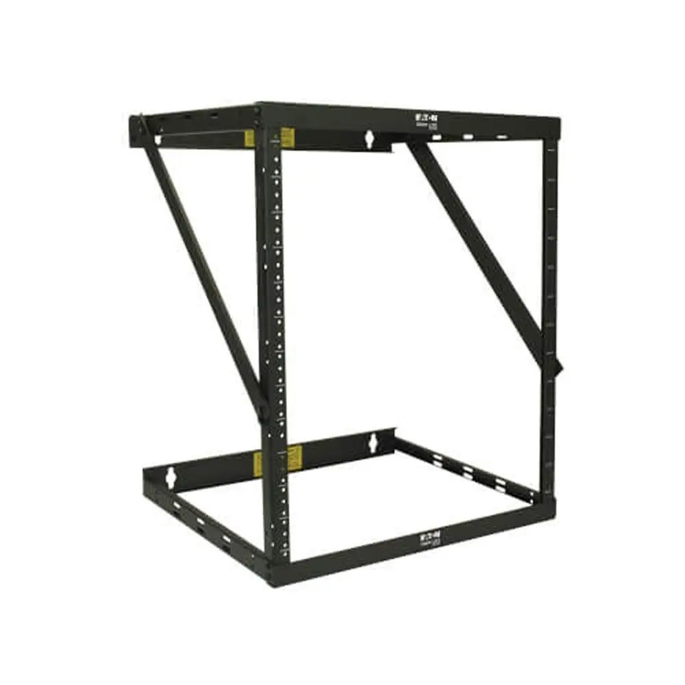 Tripp Lite series SmartRack 12U Heavy-Duty Flat-Pack Low-Profile Switch-Depth Wall-Mount 2-Post Open Frame Rack