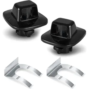 License Plate Light Tag Lamp Housing with Clip Retainer for 1988-1999 Chevy Silverado Sierra C1500 C2500 C3500 K1500 K2500 K3500 Pickup Suburban Blazer Tahoe Yukon Sonoma, Pack of 2
