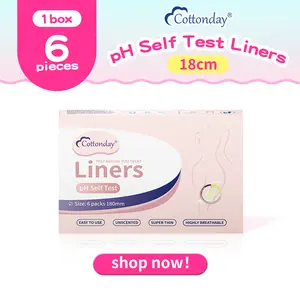 Cottonday Feminine Care Daily Liners, 18cm, 6pcs, Soft & Breathable
