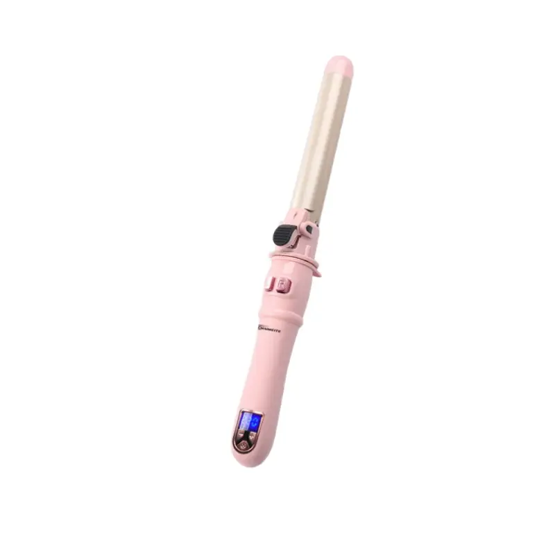 Rotating Curling Iron, Portable Electric Hair Curler, Hair Curling Wand for Long Short Hair, Lightweight Safety Heated Hair Styling Tools for Women and Girls Comfort Comfort Comfort