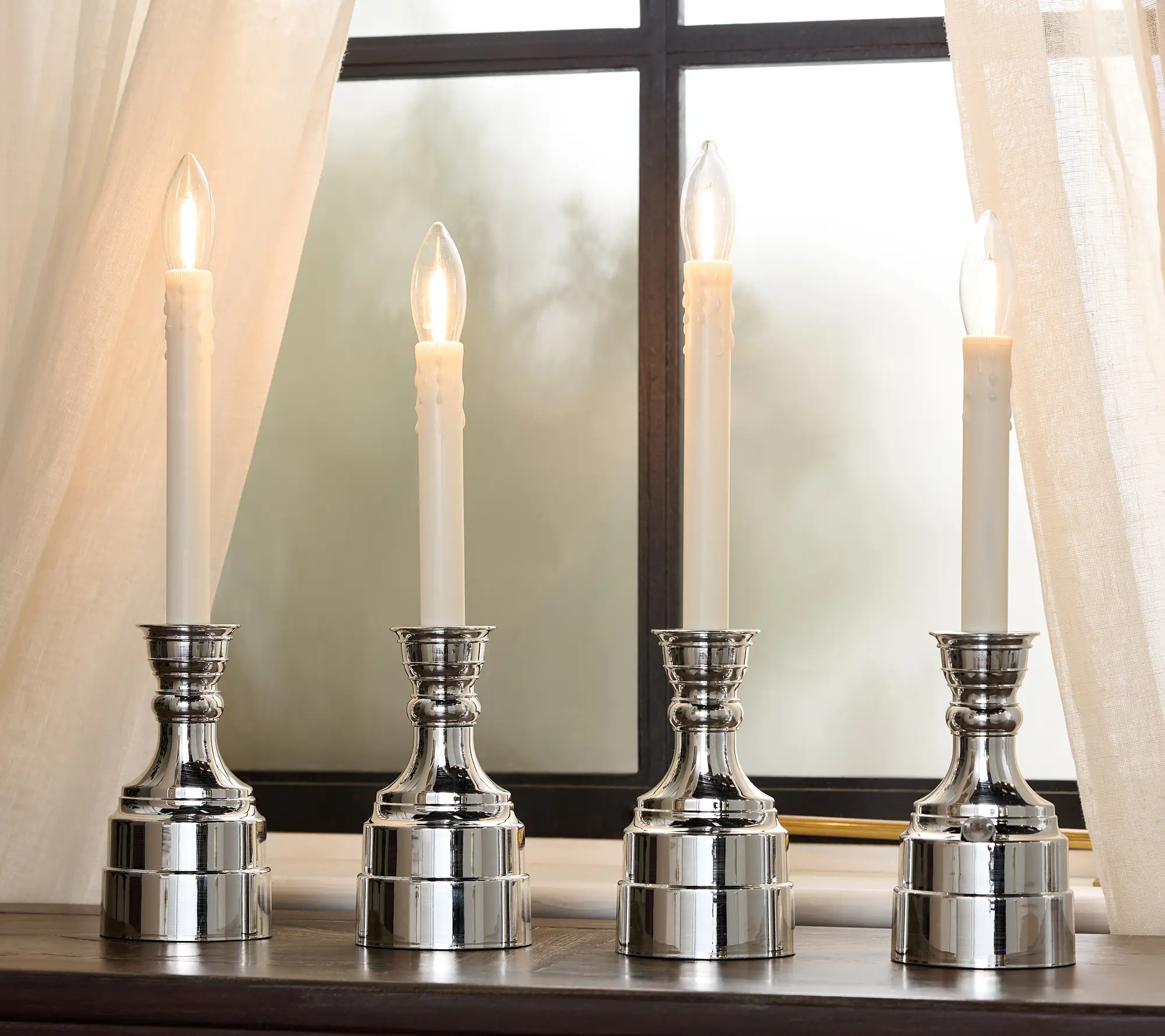Bethlehem Lights (4) Premium Cordless Window Candles