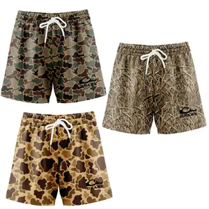 Drake Camo Shorts Men, Hunting Gear Shorts, Outdoor Sport Wear, Tactical Camo Short Men