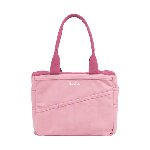 Soolla® Studio Bag, Desert Rose – 30-Pocket Canvas Organizer for Pottery, Art, Knitting & Crochet