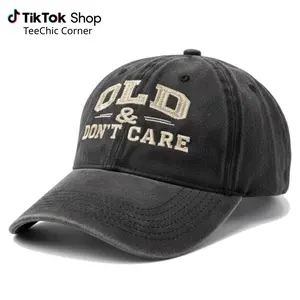Too Old To Care Wash Hat Perfect Gift For Dad Low Profile Dad Hat Pigment Dyed