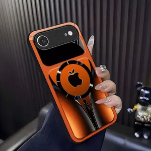 Suitable for [iPhone 17]high-end phone case ，Luxury Flowing Light Aesthetic Magsafe Case Anti-Scratch Magnetic Glass Cover YM99