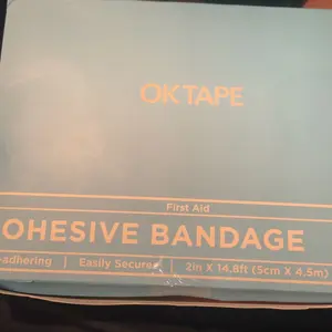 OK TAPE Self Adherent Bandages Wrap 12Packs, 2" x 5 Yards, Non-Woven Self Adhesive for Thumb Finger Wrist Ankle, Vet Wrap Bandages Tape Mixed&Solid Colors Tennis Grip