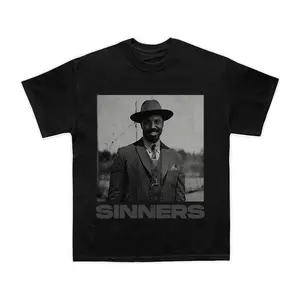 Vintage Sinners Movie Graphic Tee Tank Top, Michael B. Jordan Film Fan Shirt, Streetwear Sleeveless Top, Unisex Cotton Gift for Fans