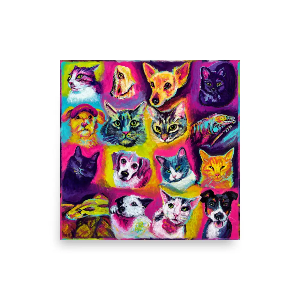Pet Portrait Poster Print 2