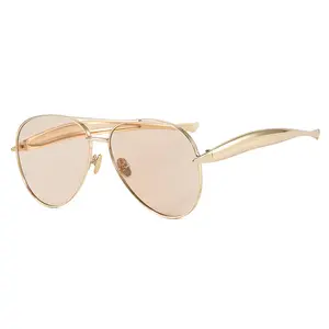 Fashion Retro Frog Shape Glasses Stylish Vintage Trendy Sunglasses with UV Protection new retro trendy sunglasses high-end woman