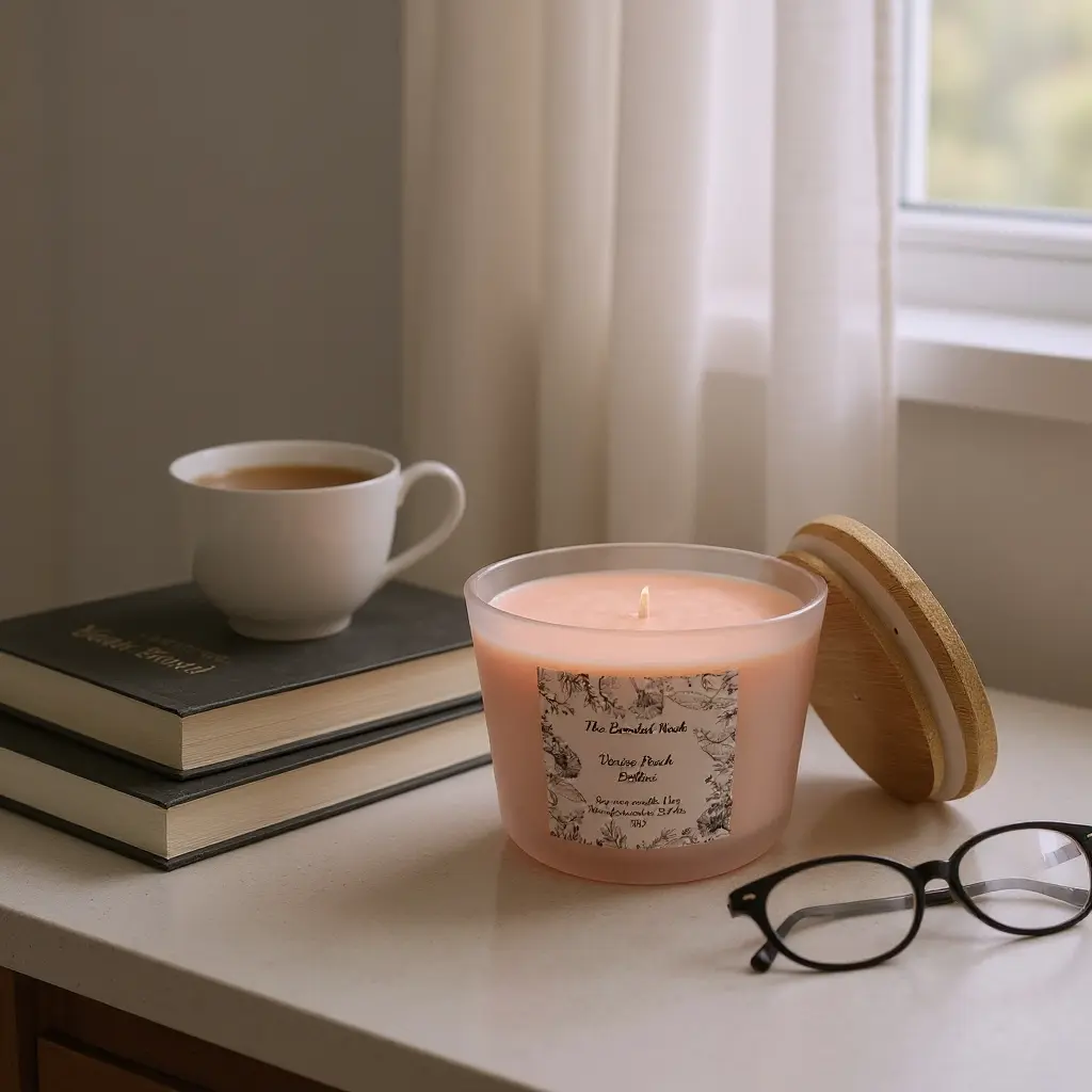 Venice Peach Bellini Hand Poured Soy Candle