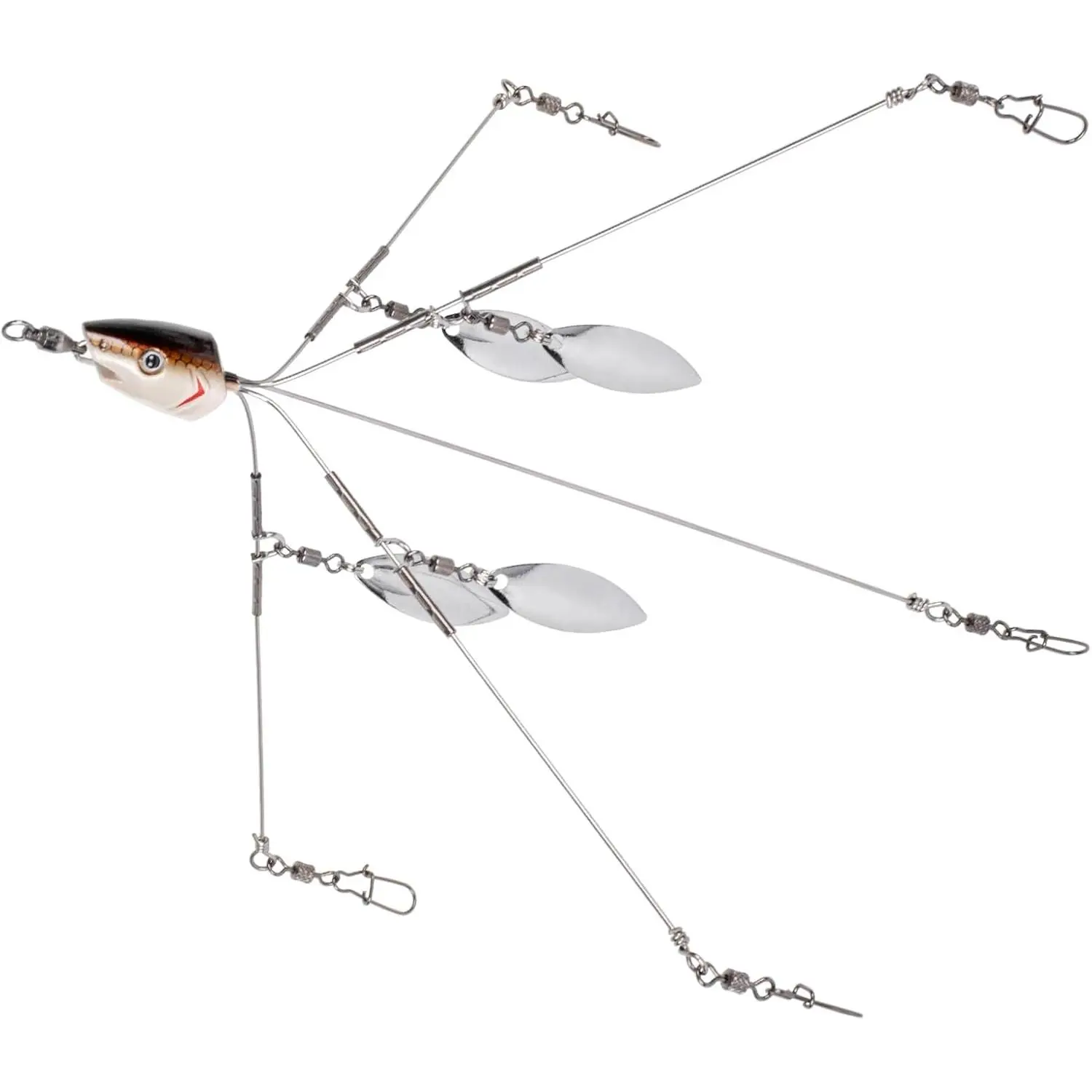 4/8 Blades Alabama Rigs Umbrella Fishing Rigs Lure  Bass Fishing Bait Rigs 9.1inches/23cm