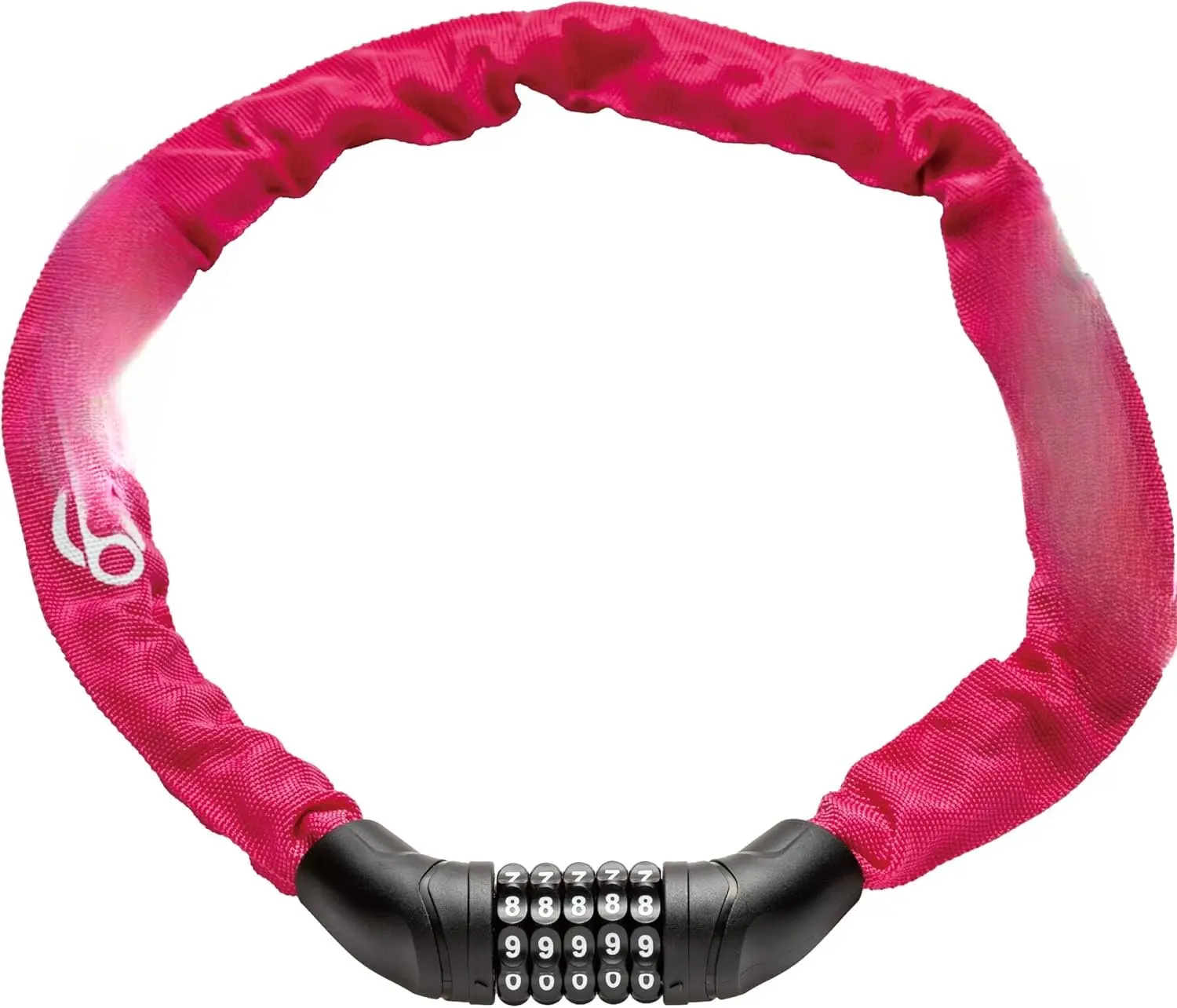 Chain Lock, 5-Digit Resettable Combination Heavy Duty Anti- Bicycle Lock, 2.95 Ft   Locks for Scooter, , Gate, Fence, Valuables Etc(Rose Red)