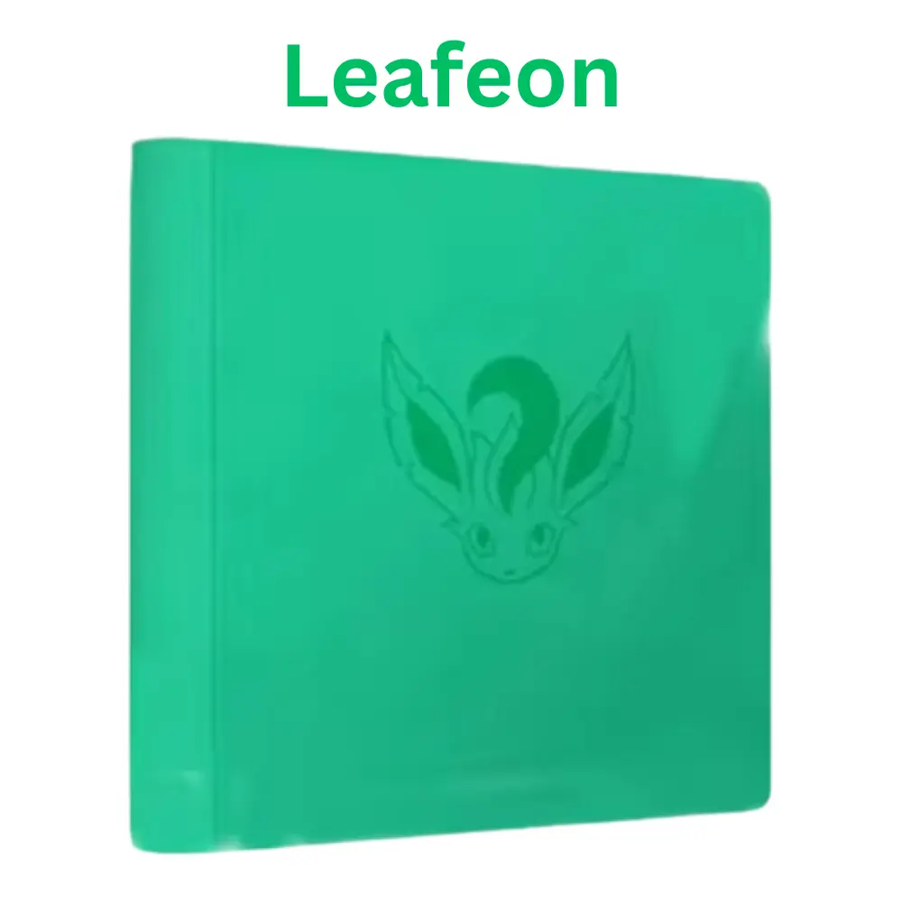 leafeon card binder Ultra PRO Scarlet & Violet 4-Pocket Portfolio for Pokémon Cards - Vibrant  Terestallized Espeon, Umbreon, Glaceon, Leafeon