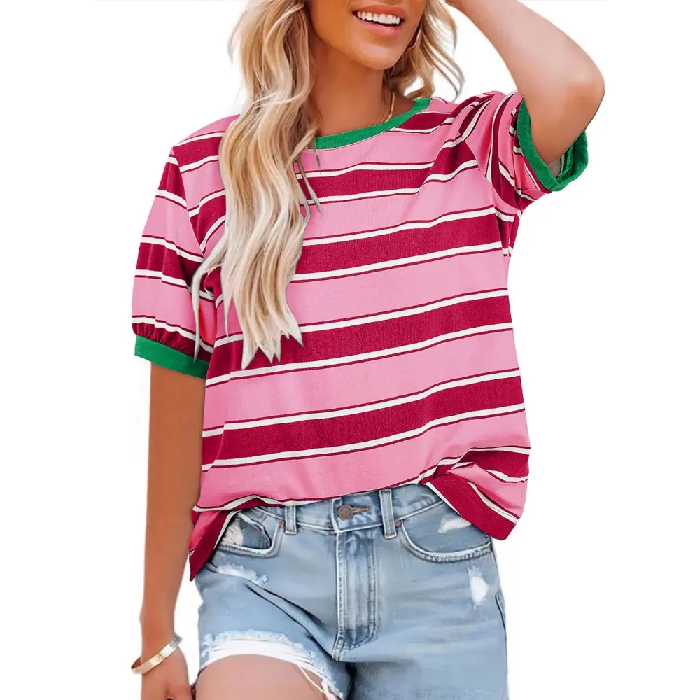 P619#Rose Stripe