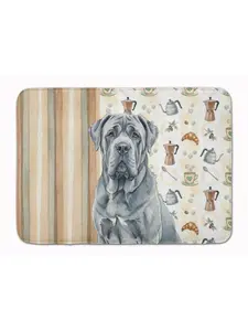 Carolines Treasures WDK7522RUG 19 x 27 in. Blue Neapolitan Mastiff Coffee Bar Memory Foam Kitchen Mat