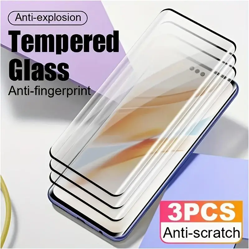 3Pcs HD Tempered Glass for Samsung Galaxy S25 Ultra S24/S23/S21/S20 S25 24 Plus S23 FE S10/S8/S9 Scratch Resistant Film