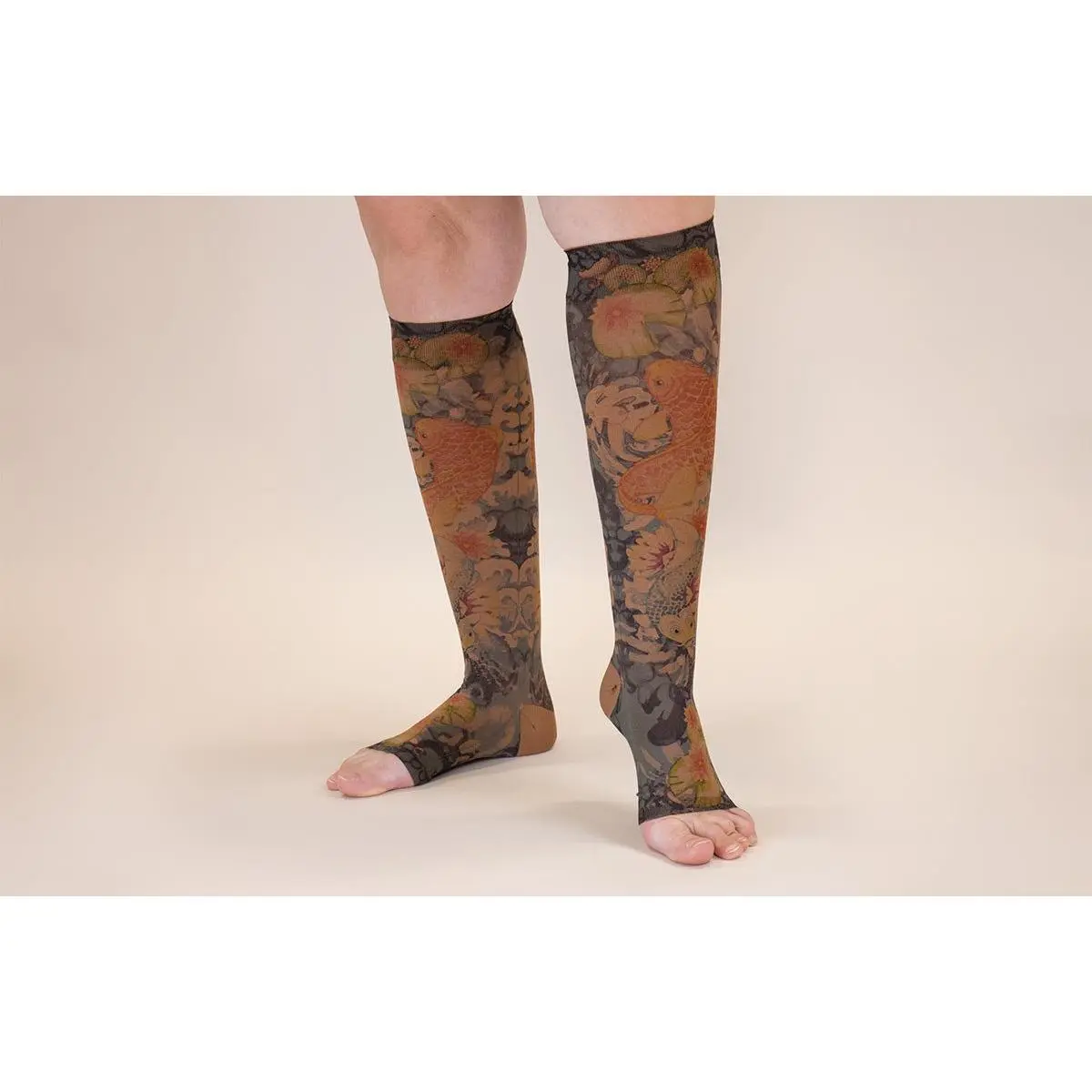 Koi Mocha Gradient Compression Socks