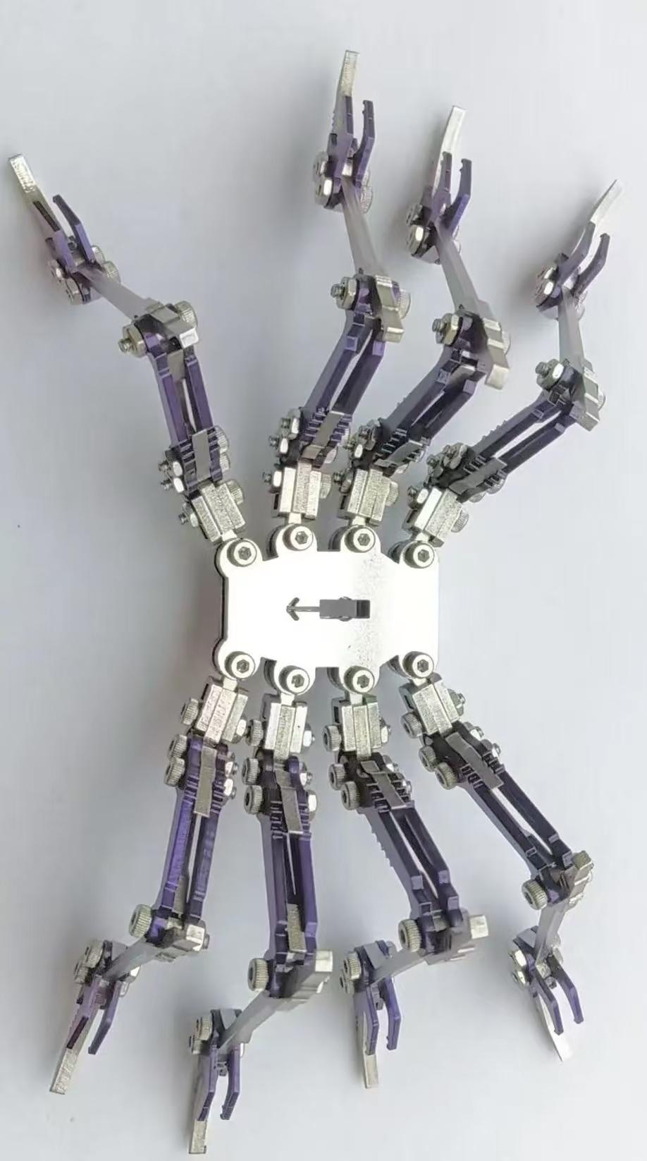 Mechanical Scorpion Metal Assembly Model — Birthday & Holiday Gift for Boys, DIY Craft Toy & Trendy Display Piece · "Purple Scorpion" Assembly Kit — Metal Scorpion Model, Mechanical Assembly, High-Difficulty Handcrafted Puzzle