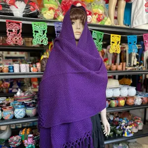 Mexican Rebozo One Size Cozy shawl
