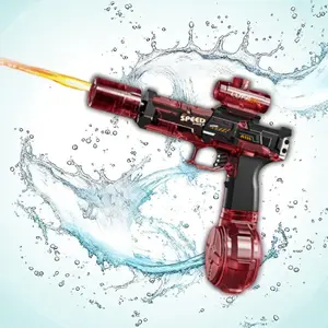 Portable Electric Water Gun for Outdoor Fun, USB Rechargeable Battery Included, Perfect Summer Beach Toy for Kids and Adults, Automatic Squirt Guns