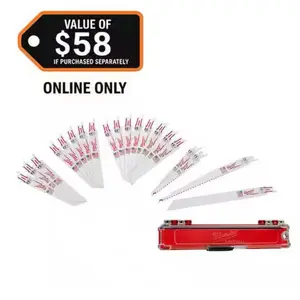 Milwaukee SAWZALL Bi-Metal Wood and Metal Cutting Reciprocating Saw Blade Set (20-Piece)