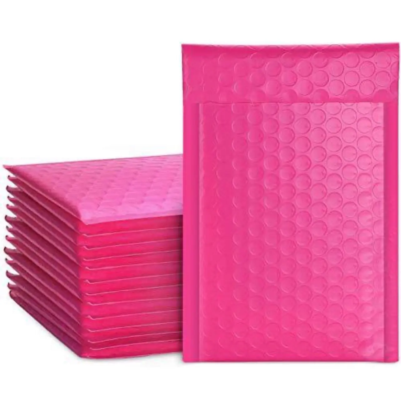 Hot Pink 4x8 Bubble-Mailer Padded Envelope for Shipping, bolsas para envios con burbujas