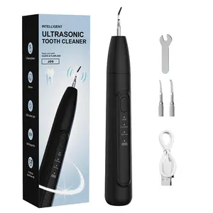 Electric Ultrasonic Tooth Cleaner, Rechargeable Tooth Scaler, Teeth Cleaning Tool, Teeth Cleaning Machine, Oral Care Tool for Home & Travel