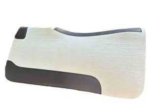 Steam Pressed Wool Blend Contour Western Saddle Pad 32 x 32