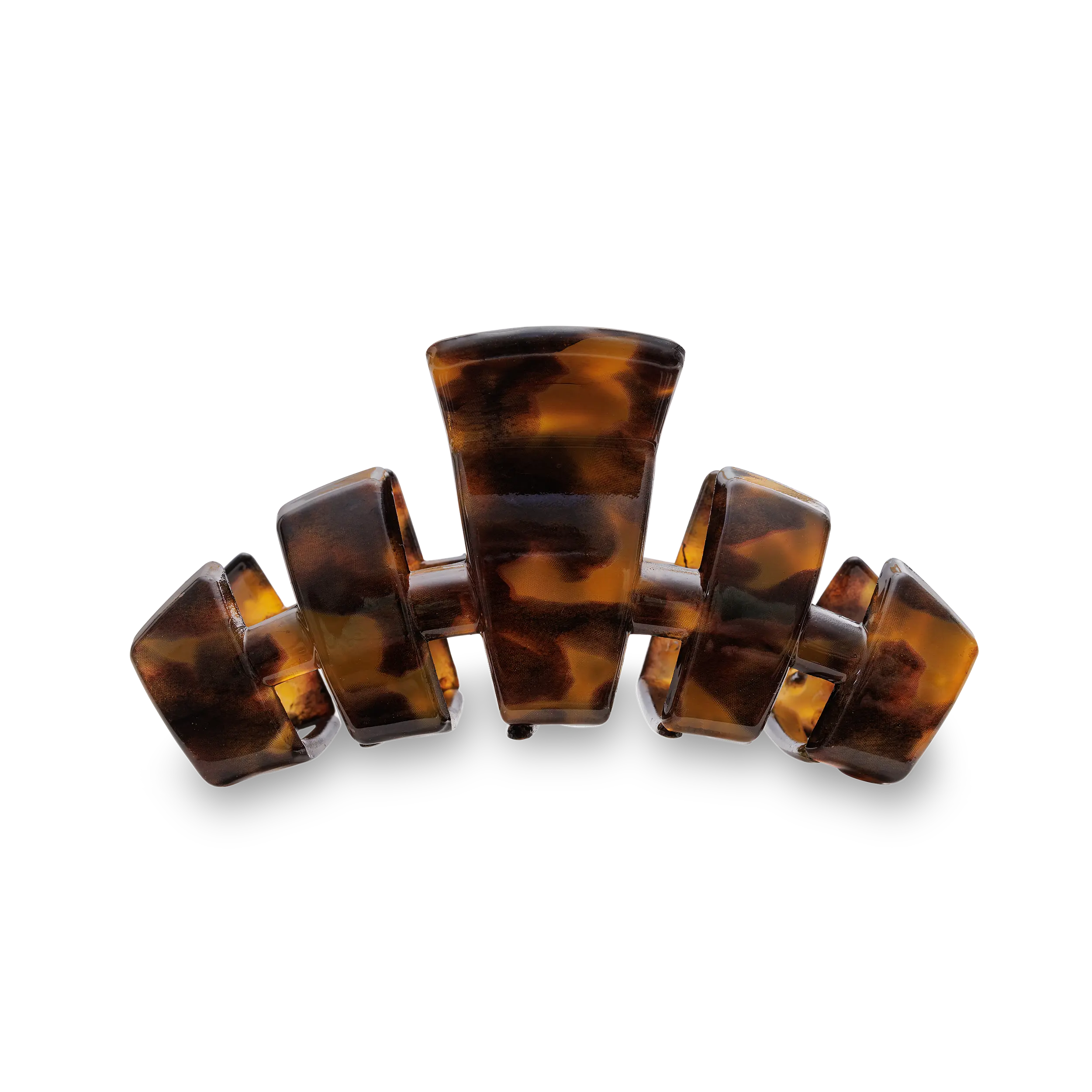 TELETIES - Tortoise - Medium - Classic Hair Claw - Strong Grip