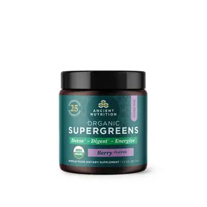 Organic SuperGreens | Powder Berry Flavor (12 Servings)