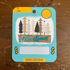 Tree Season - Christmas Money Card | Stocking Stuffer | Gift Card Holder | Cash Card