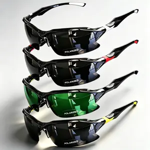 Unisex Polarized Outdoor Sports Sunglasses - Windproof, Lightweight Protective Eyewear with Clear Vision, Ergonomic Comfortable Frame for Running, Fishing, Daily Leisure