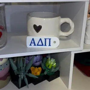Custom Greek Life Keychains (Sorority/Fraternity) [!! PUT SORORITY/FRATERNITY NAME IN ORDER NOTES !!]