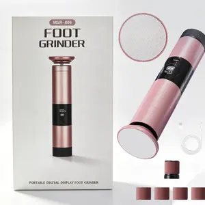 Electric Foot File Remover, Adjustable Speed, 5 Replacement Sandpaper Sheets, Dead Skin & Callus Removal, Unisex Foot Care Tool