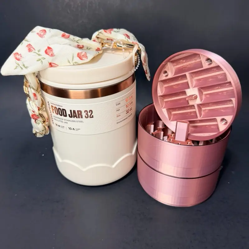 Limited Edition Hydrapeak Insulated Food Jar 32oz with Bronze 3ml Inserts Stainless Steel Leak Proof Container