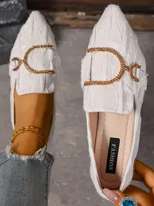 Women's New Floral Embroidered Slip-On Flats, Soft Sole, Anti-Slip, Durable, Fashionable, Casual All Season Shoes, Walking Shoes, Footwear