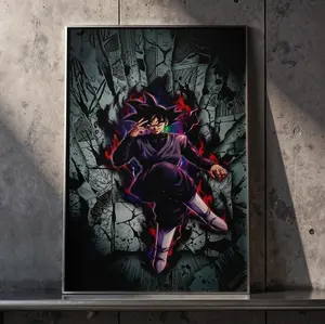 Kakaroto Black DBS Anime Wall Art Poster - Premium High Definition Canvas Print - Vibrant Manga Style Home Decor for Game Room & Bedroom - Perfect Gift for Otaku & Saiyan Fans
