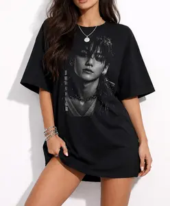 Korean Pop Idol Graphic T-Shirt, Vintage Kpop Fan Art Sweatshirt, Unisex Music Lover Tee, Birthday Gift Idea