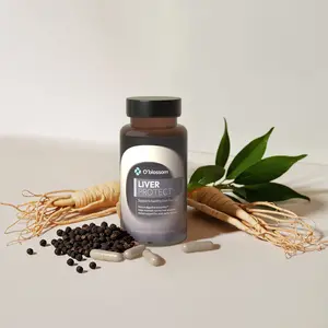 O'blossom Liver Protect – Natural Liver Support with Milk Thistle & Artichoke for Detox, Enzyme Balance, Less Bloating, Post-Party Recovery & Better Digestion – 60 Capsules