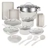 Ceraluxe 20 Piece Nonstick Ceramic Cookware & Bakeware Set