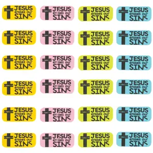 Jesus Erases Our Sins Erasers - 24 Pc.