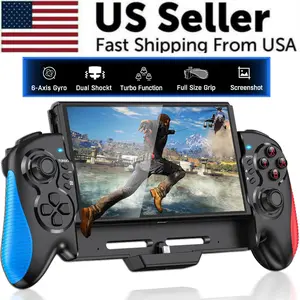 Dual Vibration Handheld Controller Grip Gamepad for Nintendo Switch Joy-Con Game Does not apply