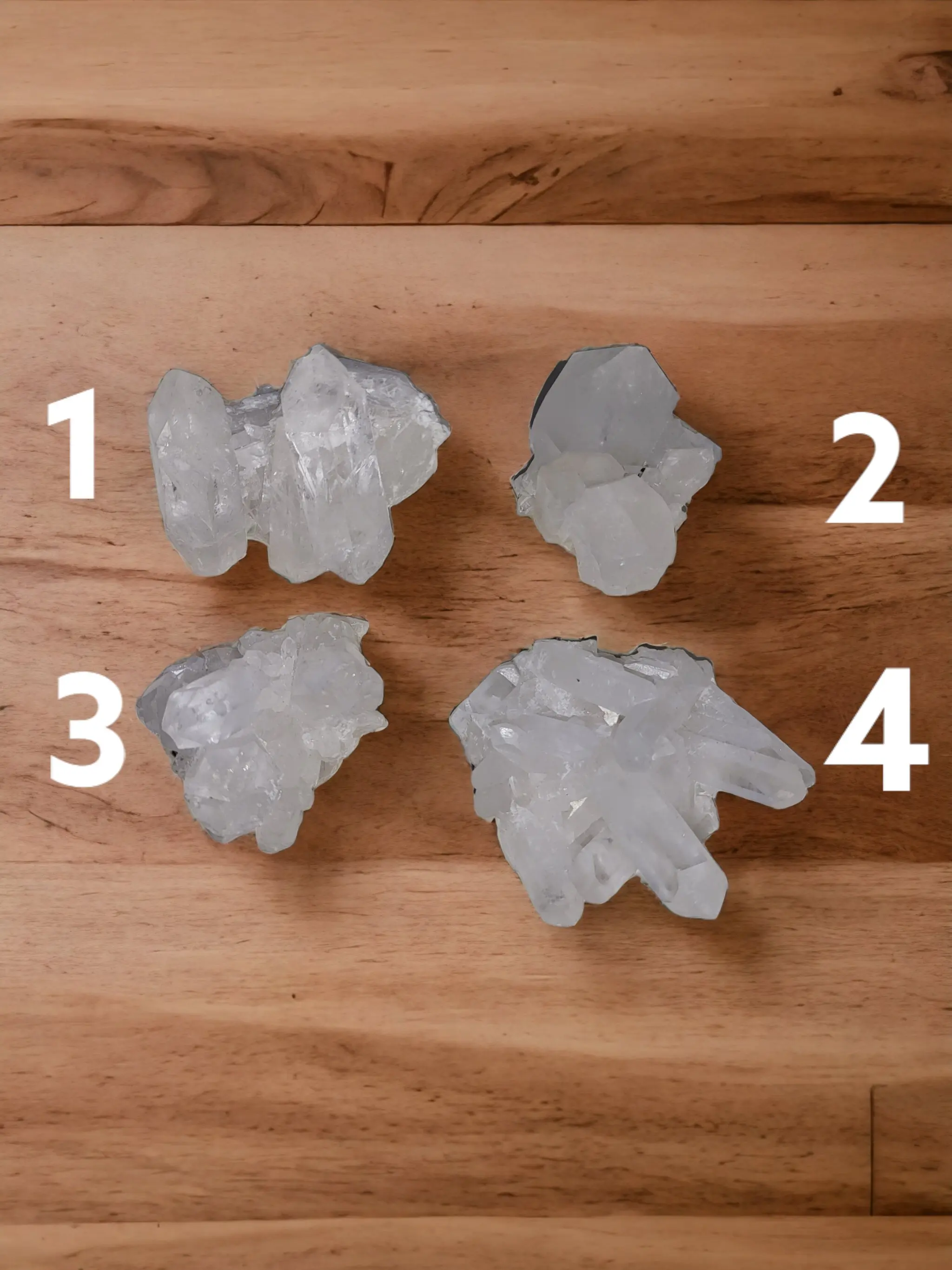 Raw Clear Quartz Crystal Clusters - Clear Quartz Crystal - Clear Quartz - Natural Quartz - Quartz Crystal - Crystal Cluster