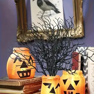 10 Pack Deer Antler Branches, Multifunctional Artificial Plant Stems, Perfect for Home & Garden Decor, Ideal for Halloween, Christmas, Easter