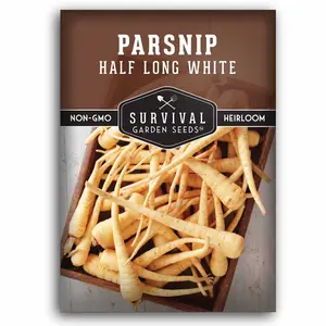 White Half Long Parsnip Seeds - Halblange Weisse